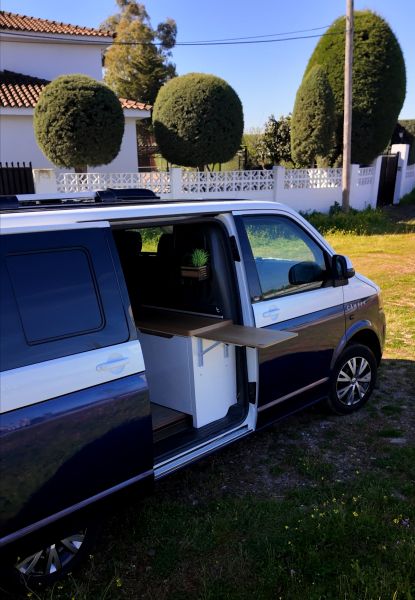 En venta Volkswagen Transporter t5  Blanco 2010 Toledo foto 6