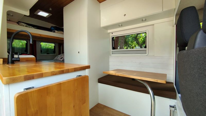 En venta Ford TRANSIT 350  H3 L3  TRENF 2.0 170 Rojo 2017 Tarragona foto 10