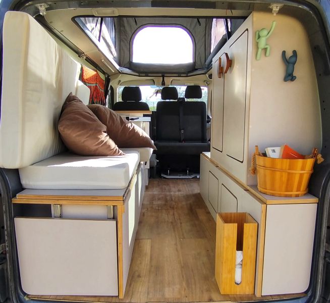 En venta Volkswagen Transporter 4Motion T6.1  Gris 2020 Sevilla foto 9