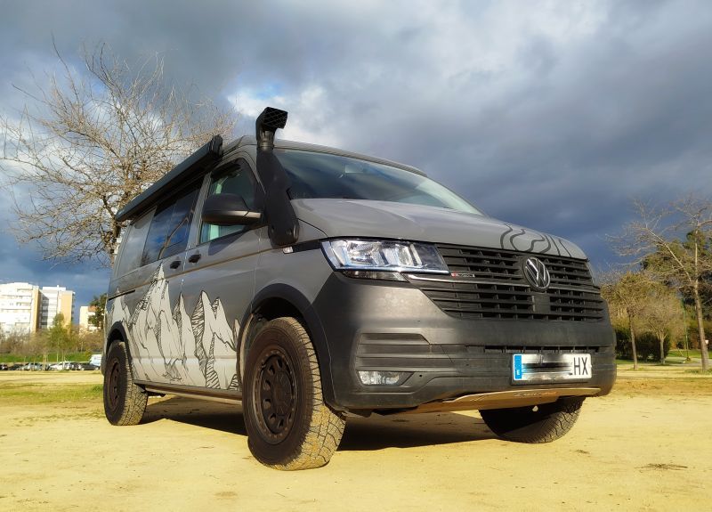 En venta Volkswagen Transporter 4Motion T6.1  Gris 2020 Sevilla foto 12