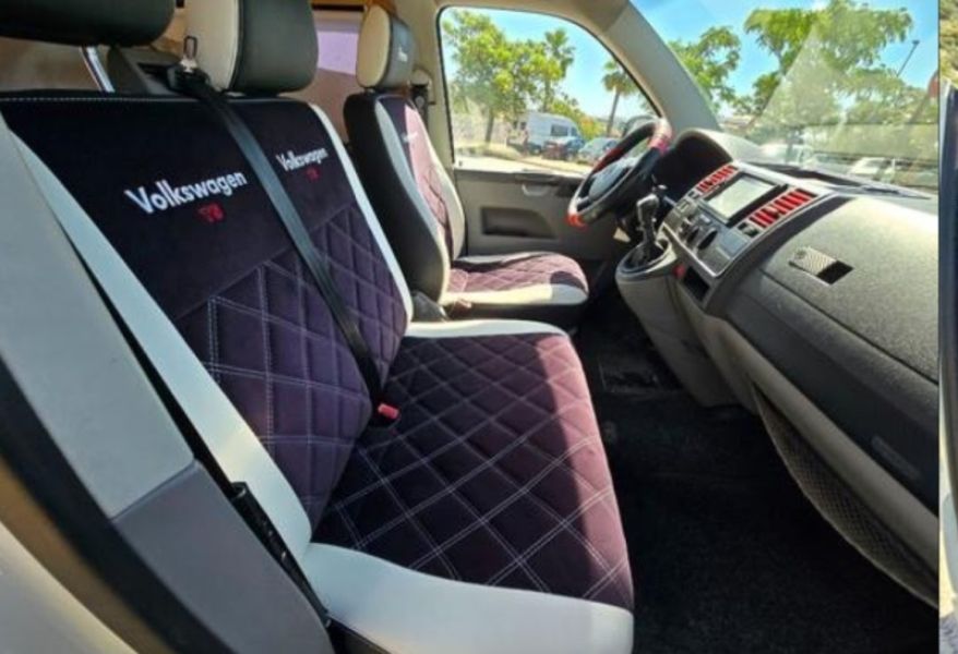 En venta Volkswagen Camperizada Transporter T5 1.9 TDi  Blanco 2009 Málaga foto 3