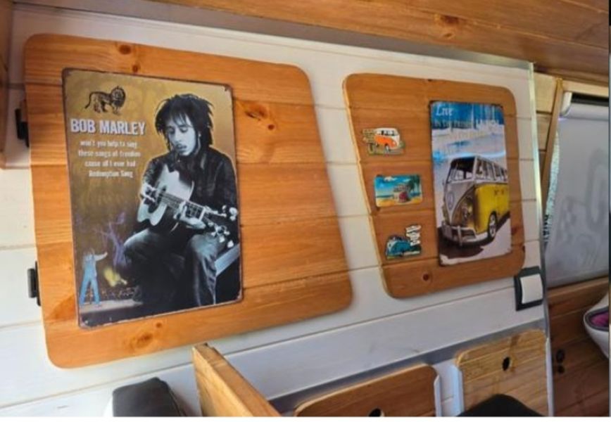 En venta Volkswagen Camperizada Transporter T5 1.9 TDi  Blanco 2009 Málaga foto 8