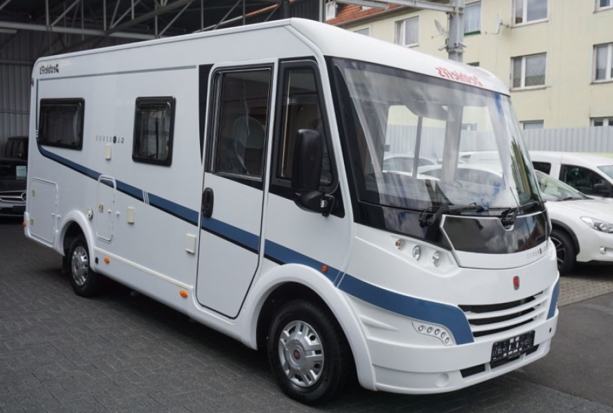 En venta Dethleffs  Globebus- D I-2 Fiat Chasis Panorama Blanco 2013 Madrid foto 2