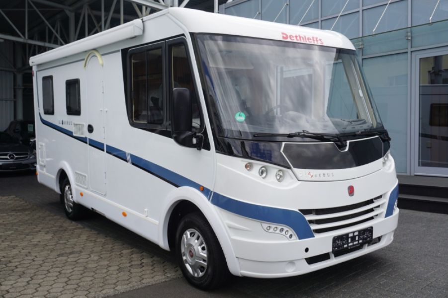 En venta Dethleffs  Globebus- D I-2 Fiat Chasis Panorama Blanco 2013 Madrid foto 3