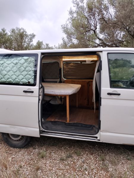 En venta Volkswagen Transporter T5 2.0 TDI 114cv Blanco 2014 Tarragona foto 12
