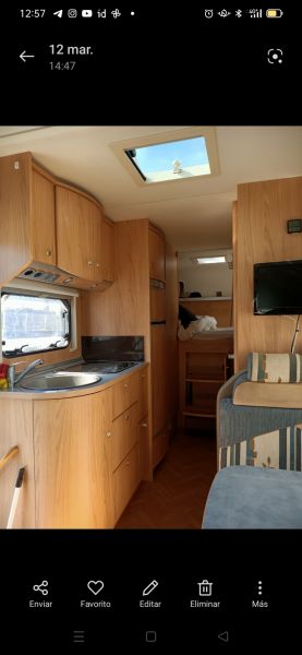 En venta Fiat Ducato Burstner Levanto A580 Blanco 2007 Guipúzcoa foto 4