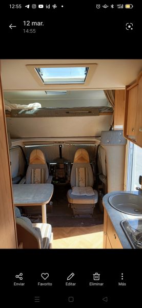 En venta Fiat Ducato Burstner Levanto A580 Blanco 2007 Guipúzcoa foto 5