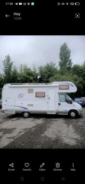 En venta Fiat Ducato Burstner Levanto A580 Blanco 2007 Guipúzcoa foto 8