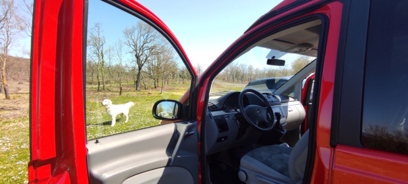 En venta Mercedes-Benz Viano Marco Polo 2.2 CDI 150 CV W639 Rojo 2007 Álava foto 4