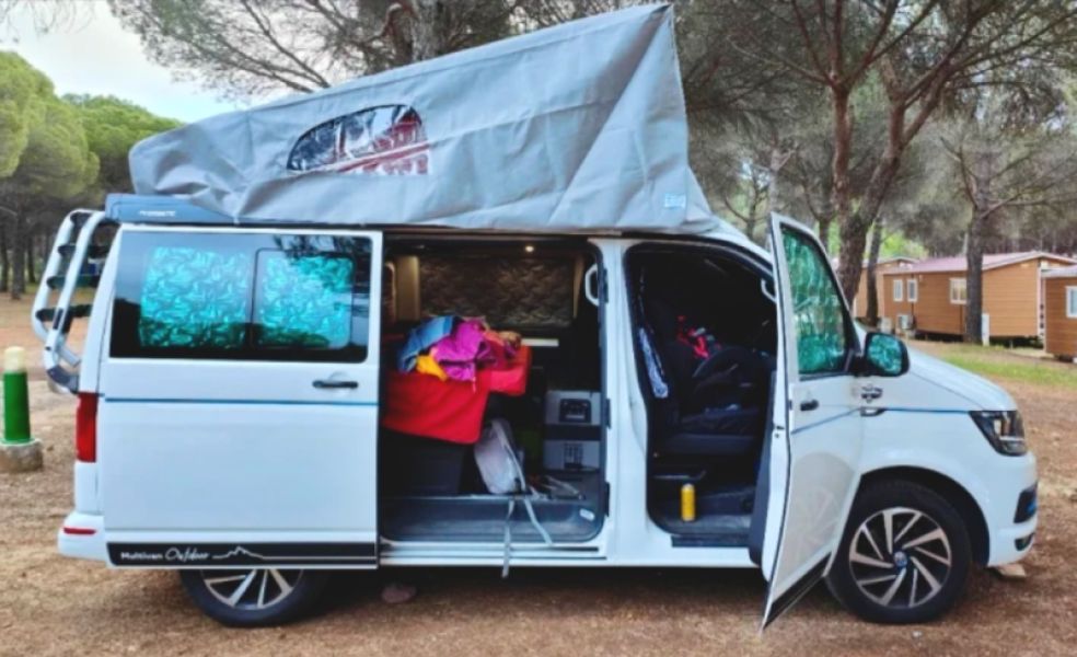 En venta Volkswagen Multivan (California Beach) Blanco 2019 Madrid foto 4