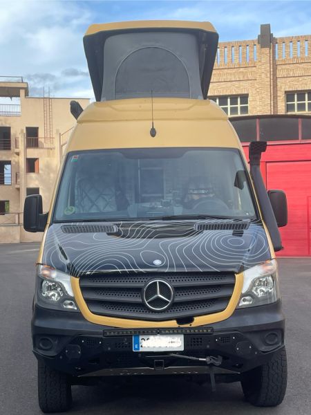 En venta Mercedes-Benz Sprinter 4x4 906 4X4 CAMPERIZADA Amarillo 2016 Toledo foto 1