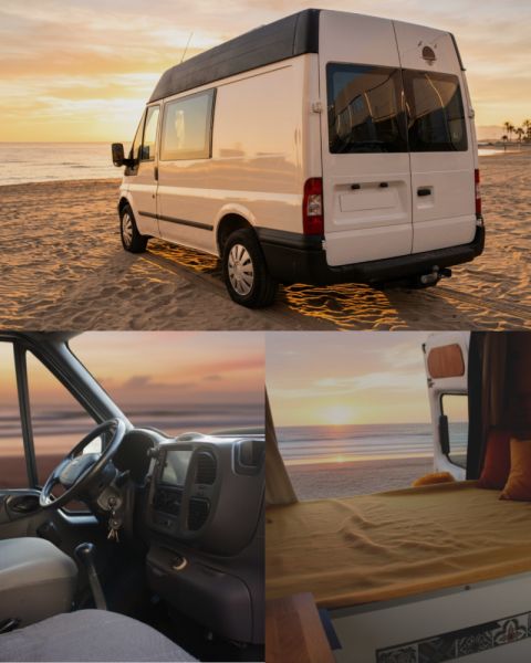 En venta Ford TRANSIT Blanco 2003 Sevilla foto 2