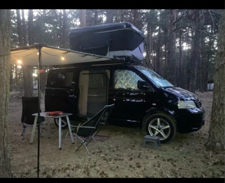 En venta Volkswagen Multivan Startline Negro 2008 Alicante foto 3