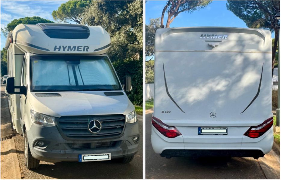 En venta Hymer / Eriba / Hymercar Mercedes Benz HYMER B690 Blanco 2020 Sevilla foto 1