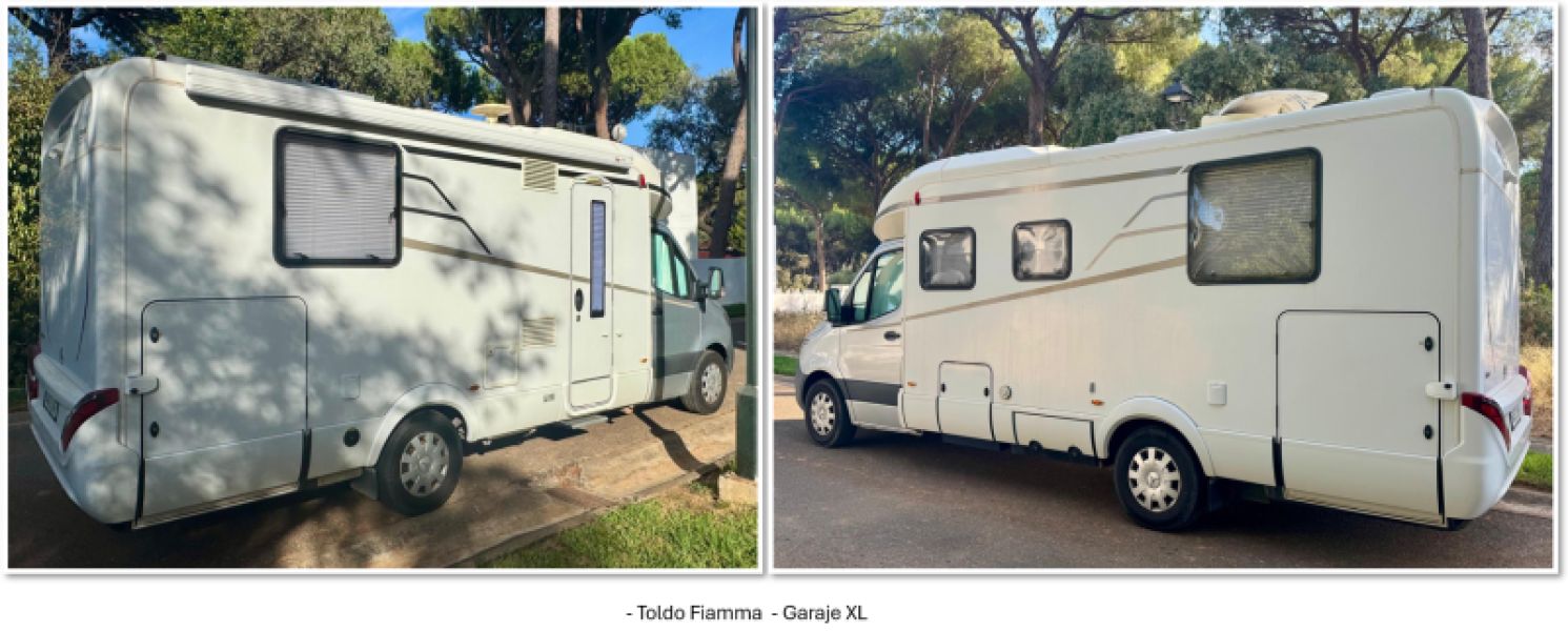 En venta Hymer / Eriba / Hymercar Mercedes Benz HYMER B690 Blanco 2020 Sevilla foto 2