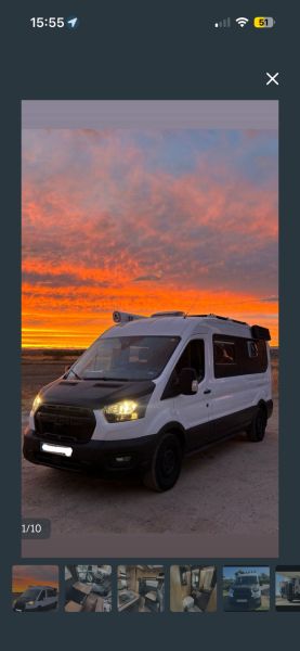 En venta Ford Transit  Blanco 2023 Madrid foto 1