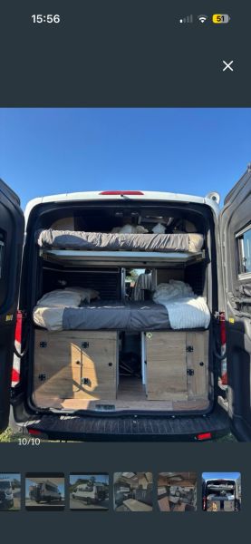 En venta Ford Transit  Blanco 2023 Madrid foto 4