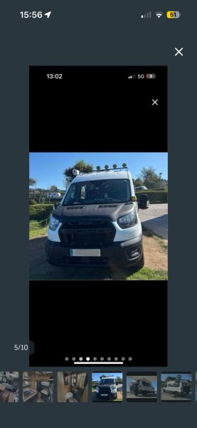 En venta Ford Transit  Blanco 2023 Madrid foto 8