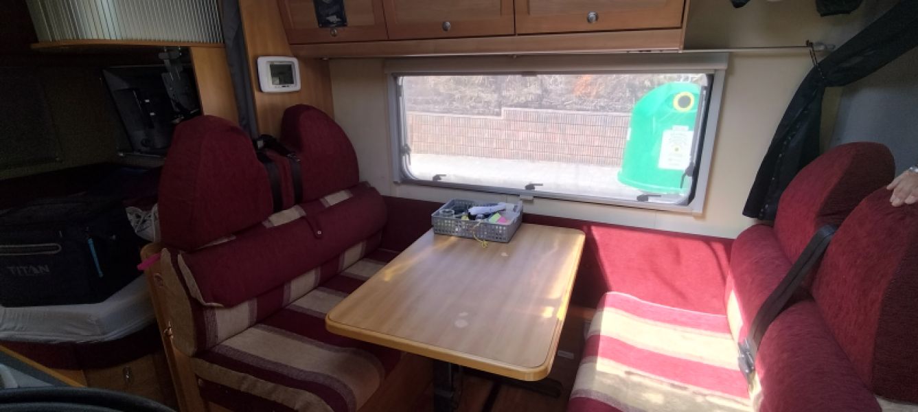 En venta Knaus Fiat Ducato travel liner Blanco 2002 Cantabria foto 12