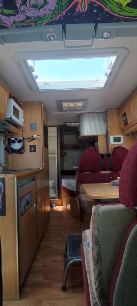 En venta Knaus Fiat Ducato travel liner Blanco 2002 Cantabria foto 17