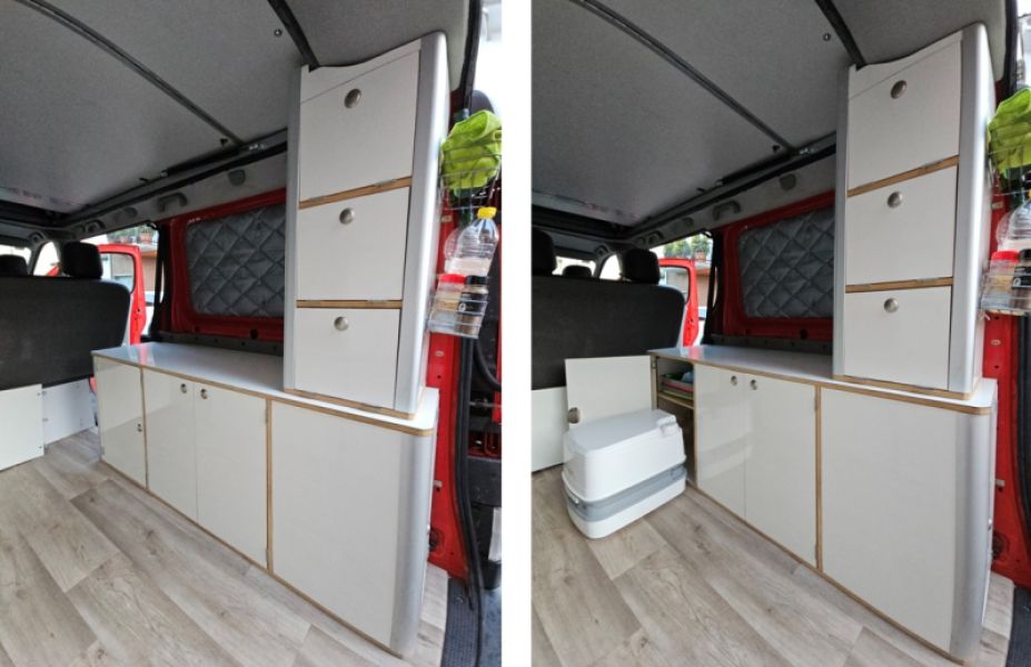 En venta Renault Trafic Rojo 2014 Barcelona foto 2