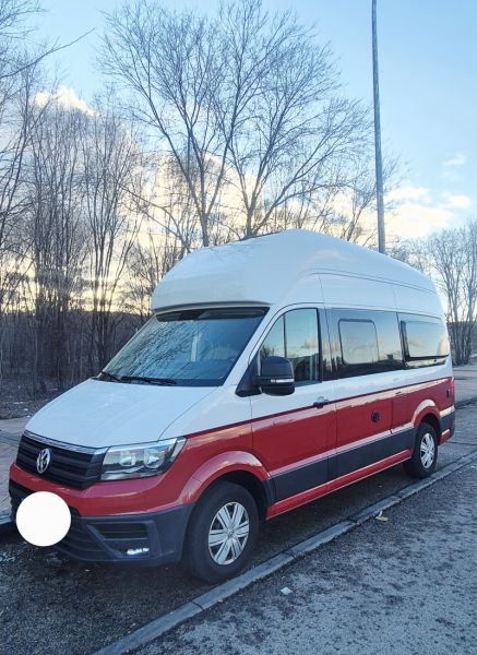 En venta Volkswagen VOLKSWAGEN Grand California 600 2.0 TDI EU6 FWD 130kW 177CV Aut. 4p. Rojo 2020 Madrid foto 3