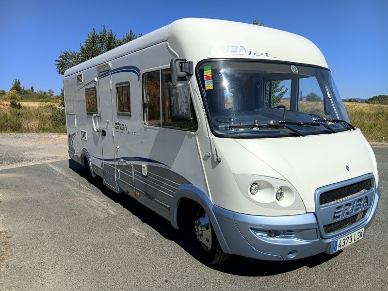 En venta Hymer / Eriba / Hymercar Jet 646 Blanco 2008 Navarra foto 3