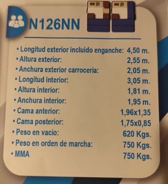En venta Bambina NIEWIADOW N126NN Blanco 2022 Barcelona foto 1