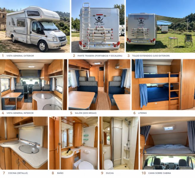 En venta Hymer / Eriba / Hymercar Camp 682 CL Gris 2007 Madrid foto 7