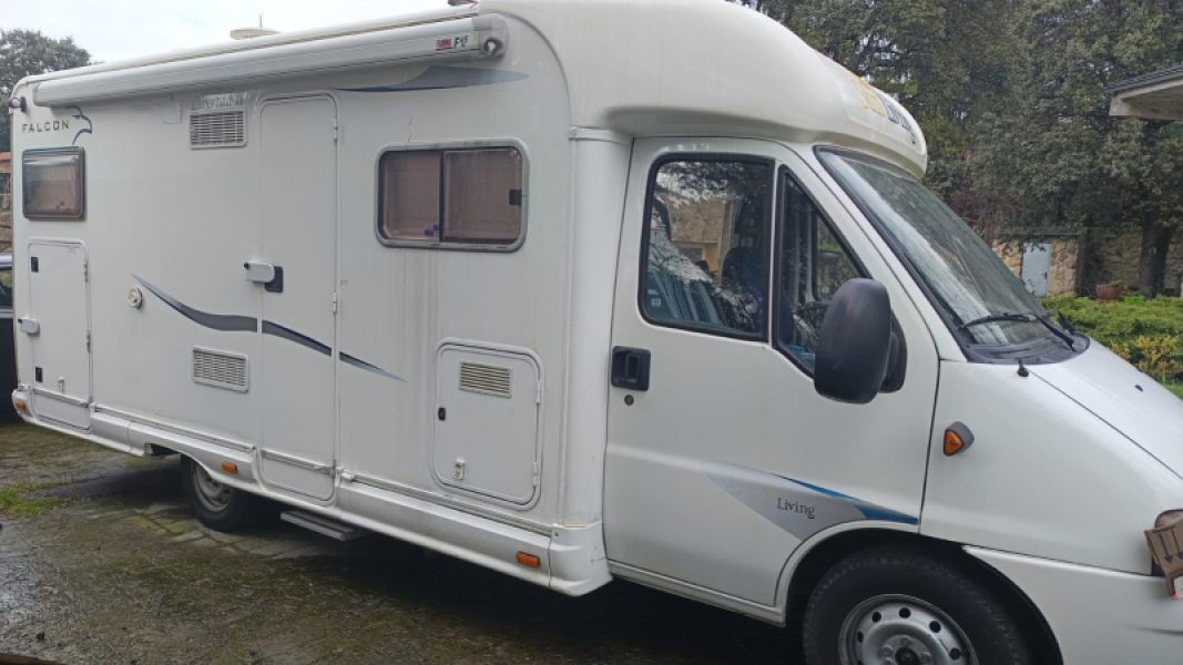 En venta Fiat DUCATO 2.8 JTD 127 CV SUN LIVING FALCON Blanco 2004 Madrid foto 3