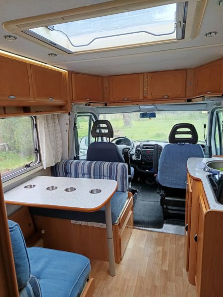 En venta Fiat DUCATO 2.8 JTD 127 CV SUN LIVING FALCON Blanco 2004 Madrid foto 11