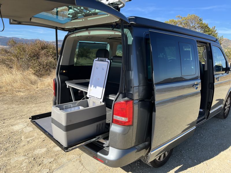 En venta Volkswagen Multivan T5 Highline 2.0 BiTDI 180CV DSG Gris 2010 Navarra foto 7