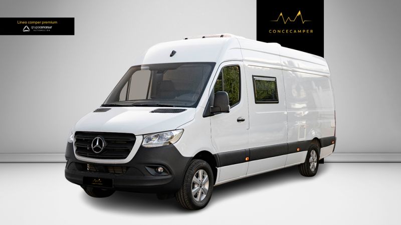 En venta Mercedes-Benz Sprinter Camper L3H2 Blanco 2024 Madrid foto 3
